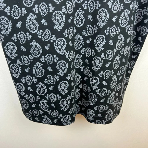Robert Graham Kramer Polo Shirt Mens Small Black Paisley Short Sleeve Classic - Picture 4 of 7